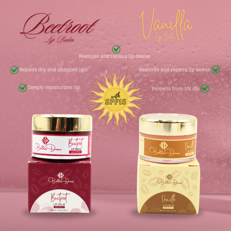Beetroot & Vanilla Balm with SPF just at ₹195